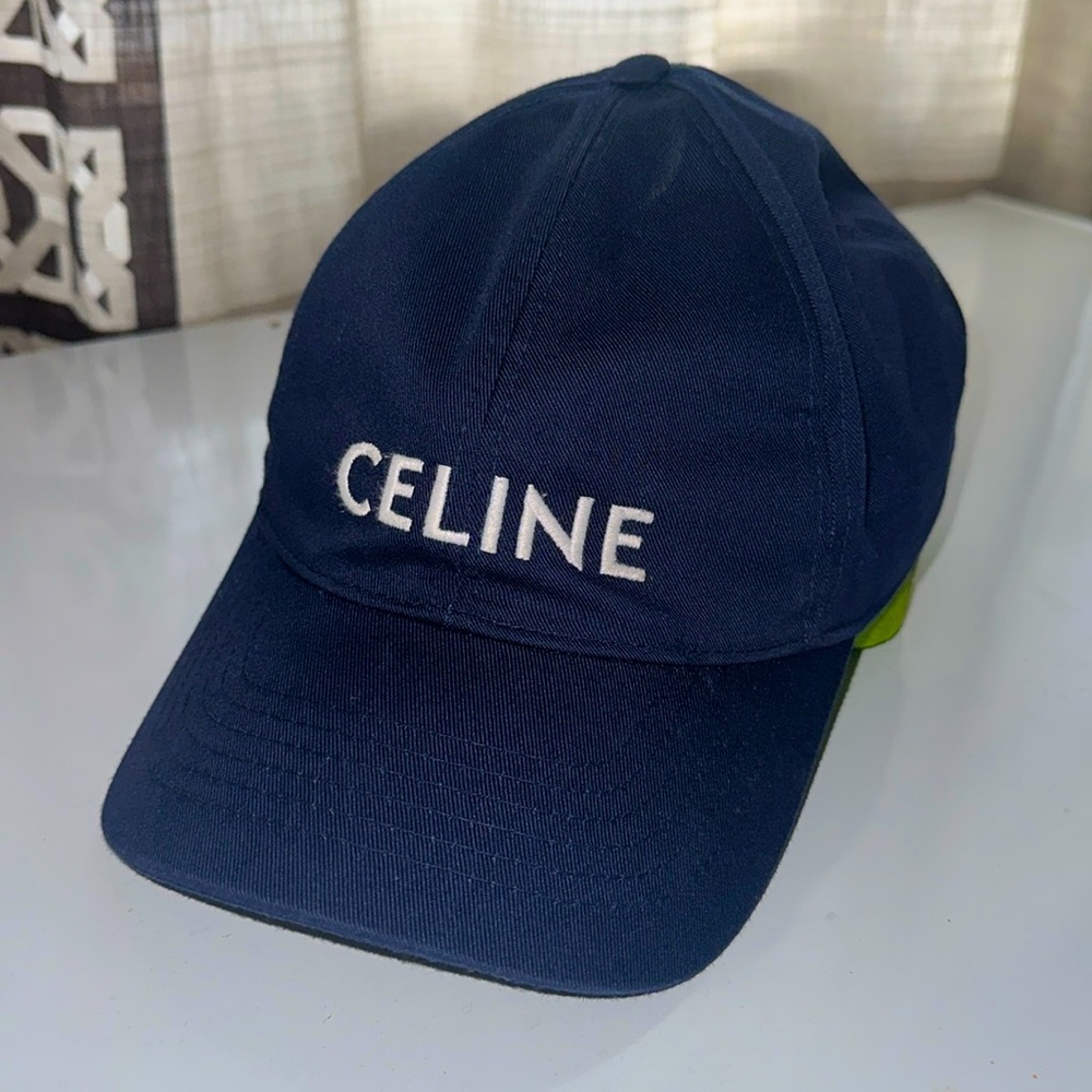 CELINE Navy Baseball hat